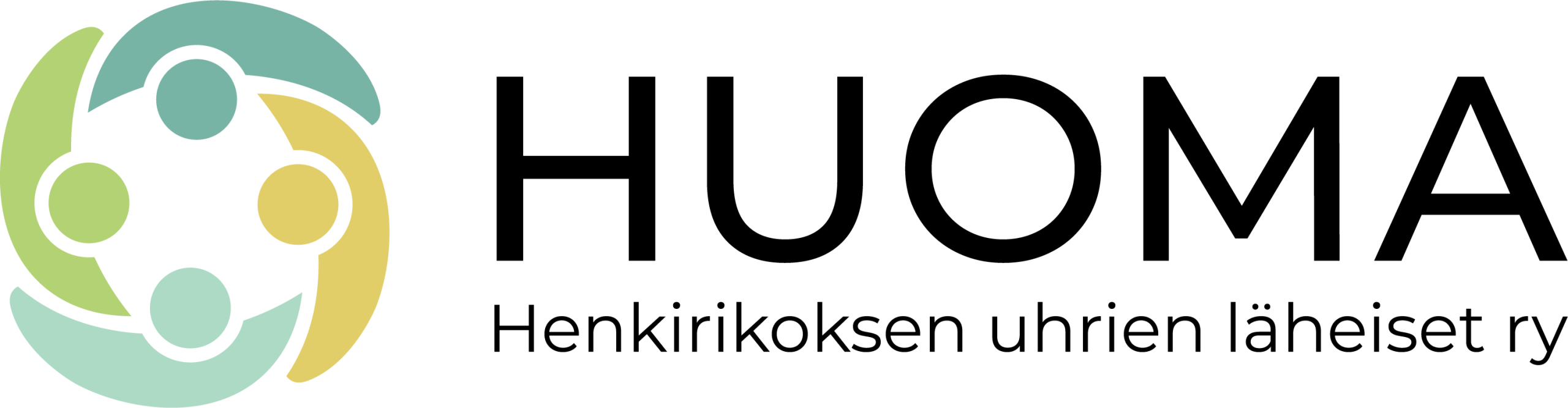 Huoma - Henkirikoksen uhrien läheiset ry:n logo